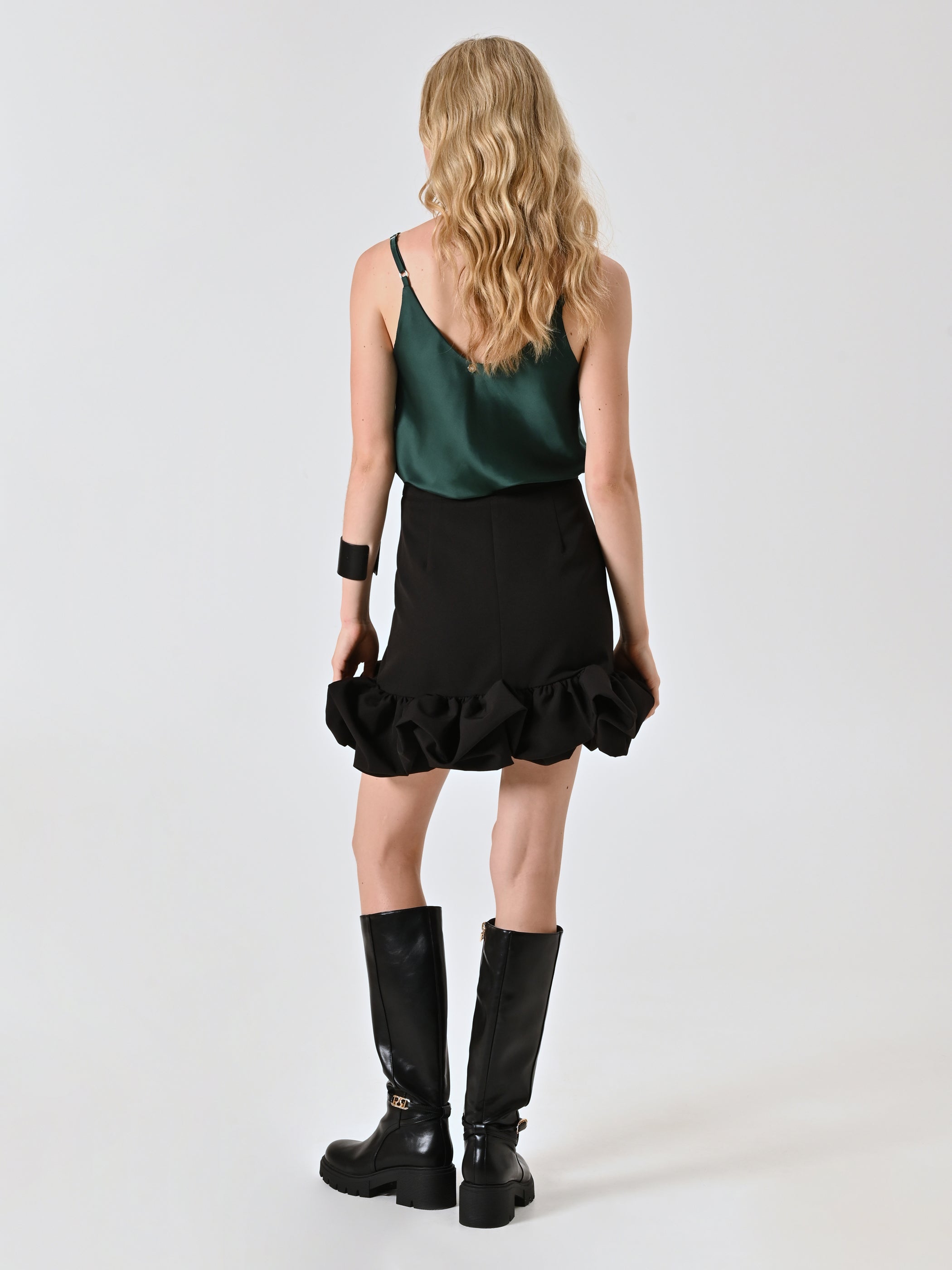 Black Balloon Skirt