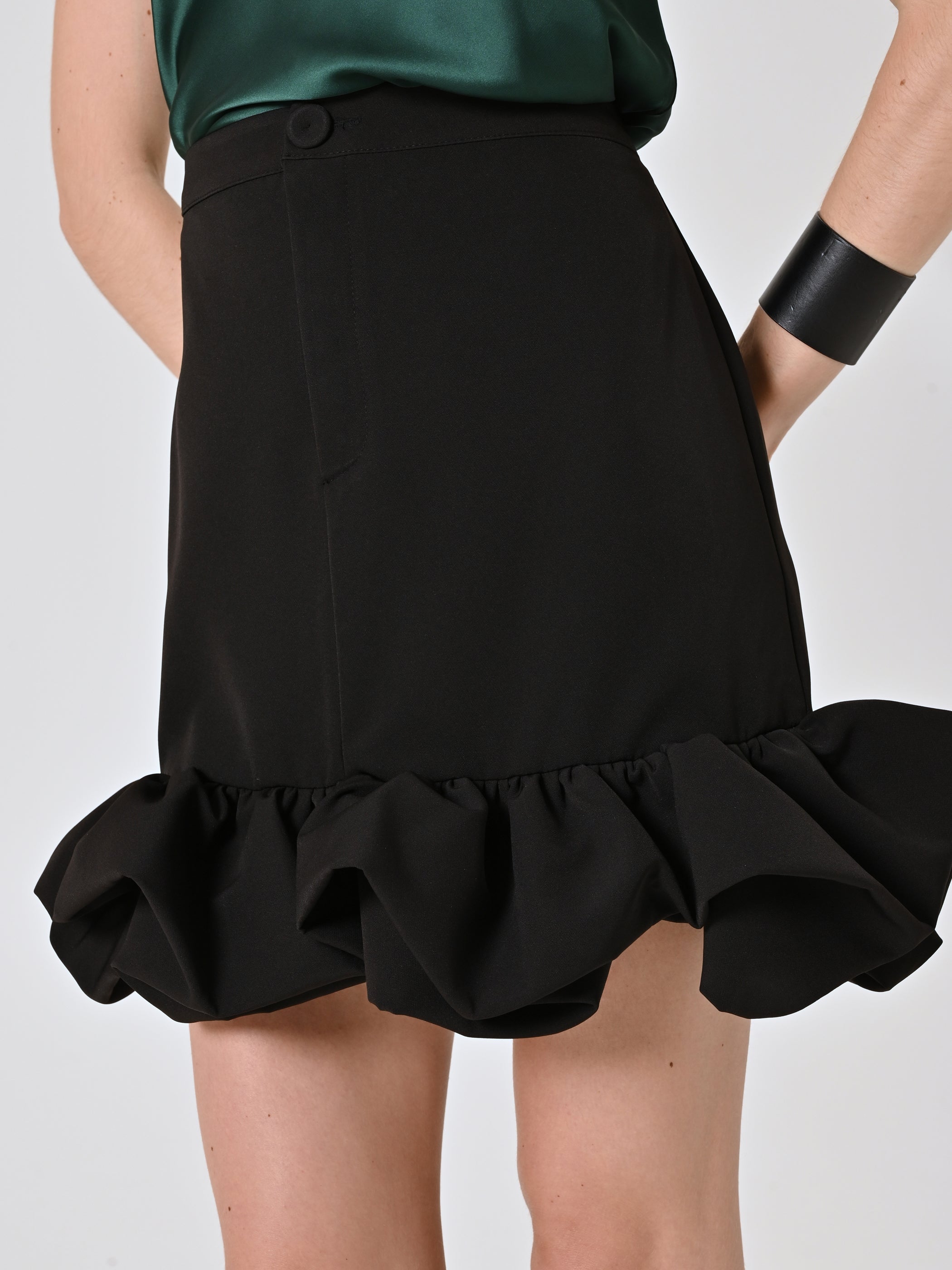 Black Balloon Skirt