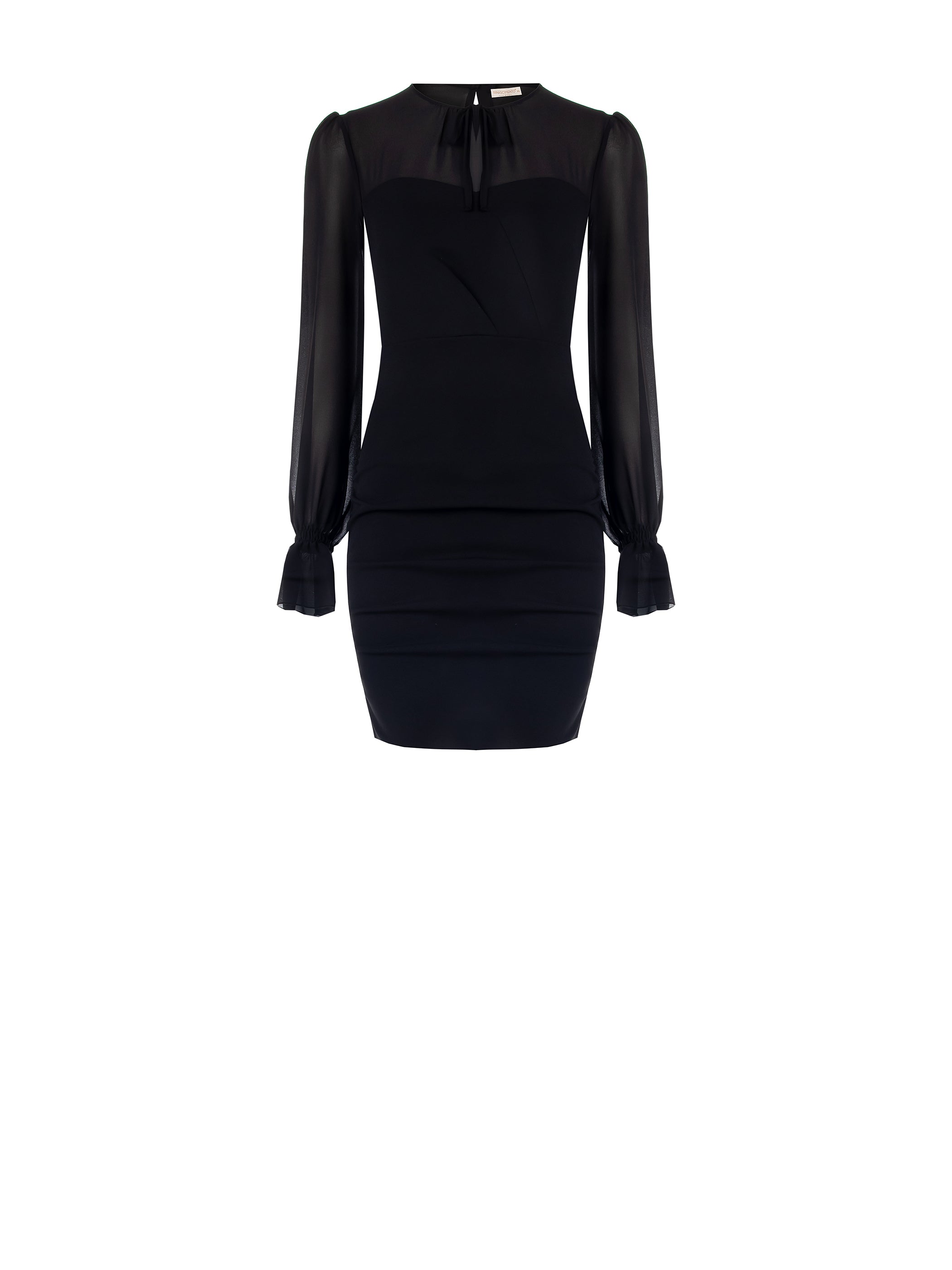 Bustier Sheath Dress with Ruching