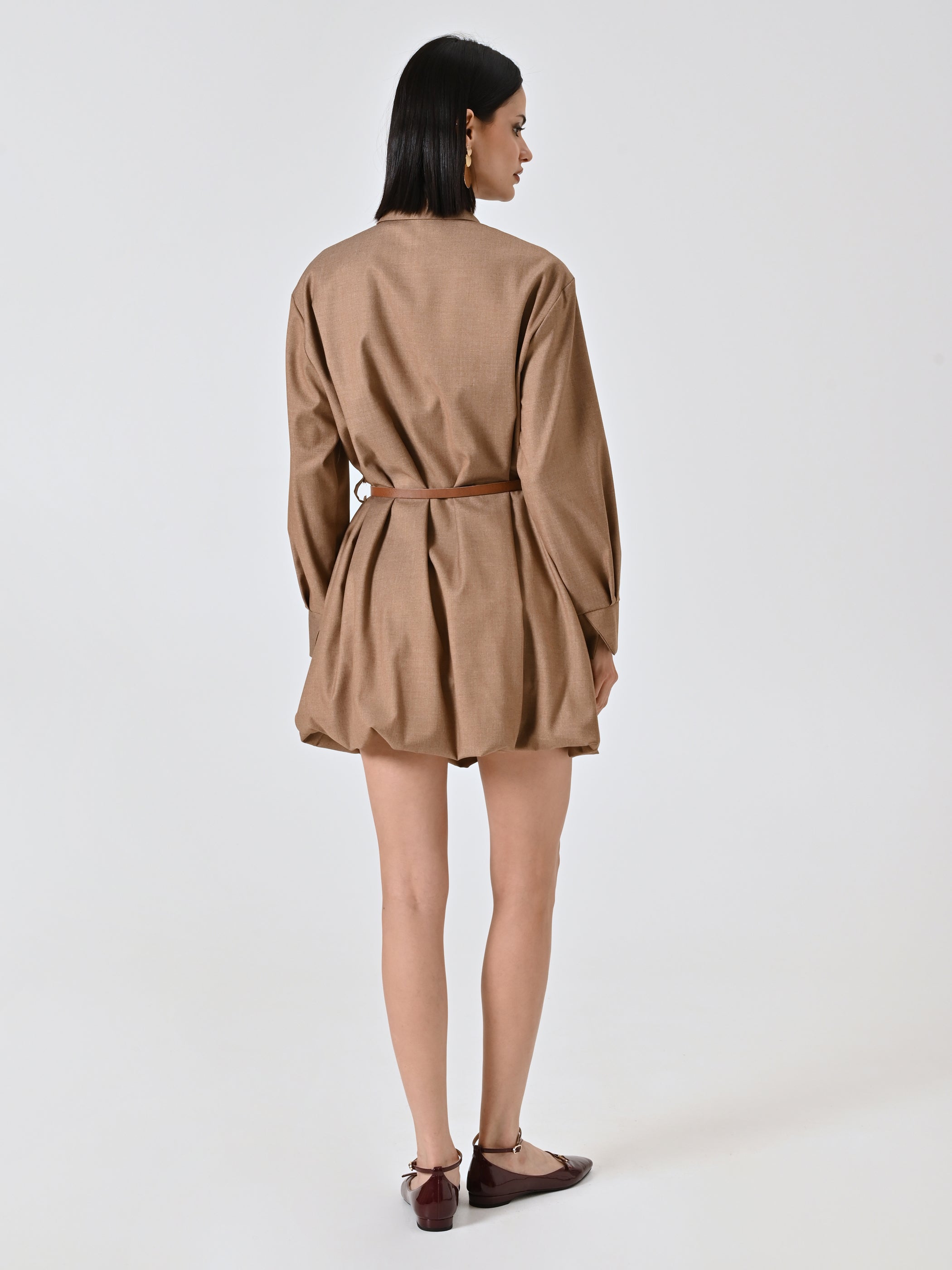 Balloon Shirt Dress