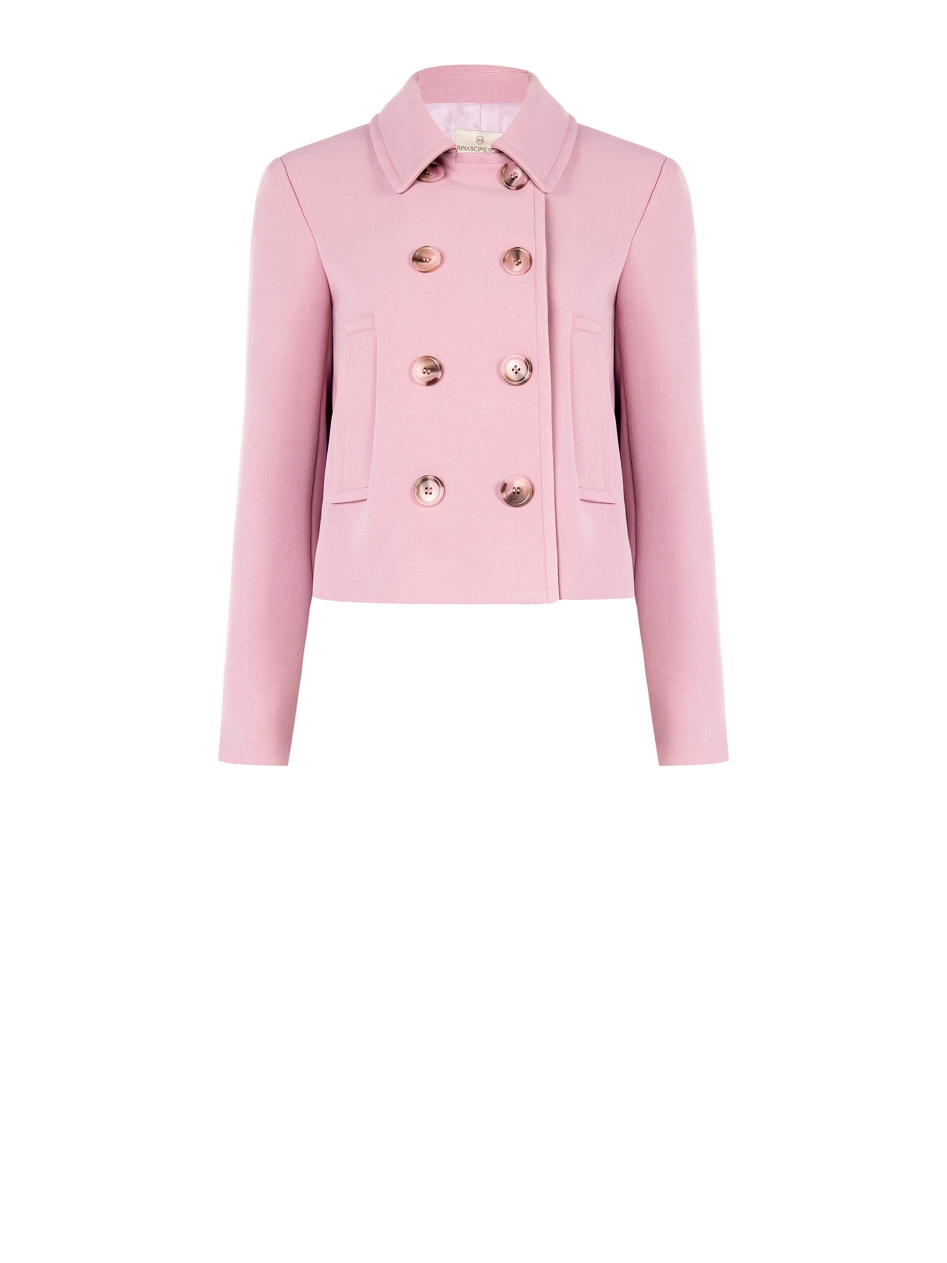 Veste courte classique à double boutonnage