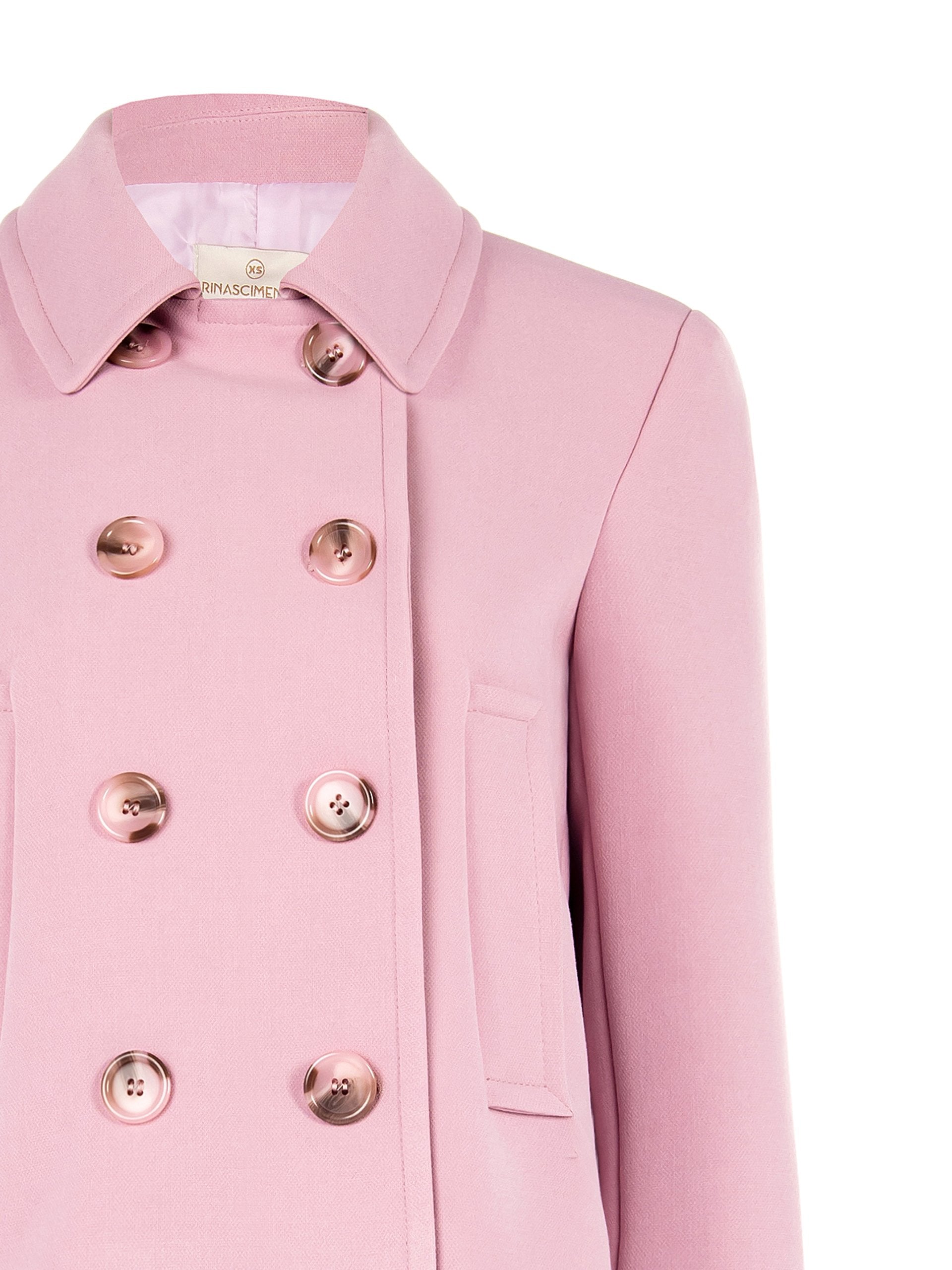 Veste courte classique à double boutonnage