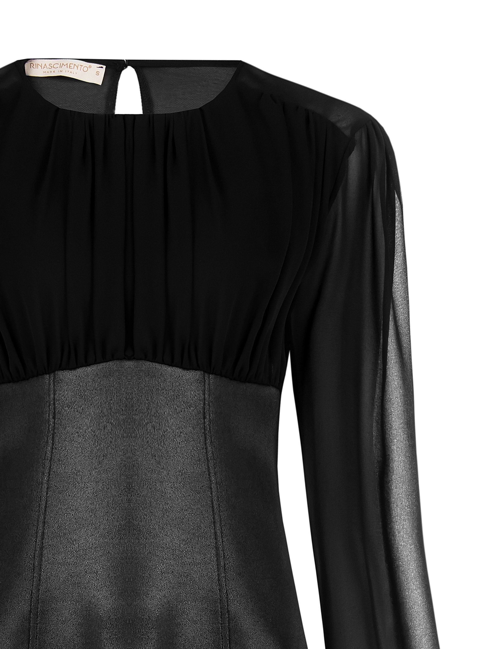 Leather Detailed Blouse