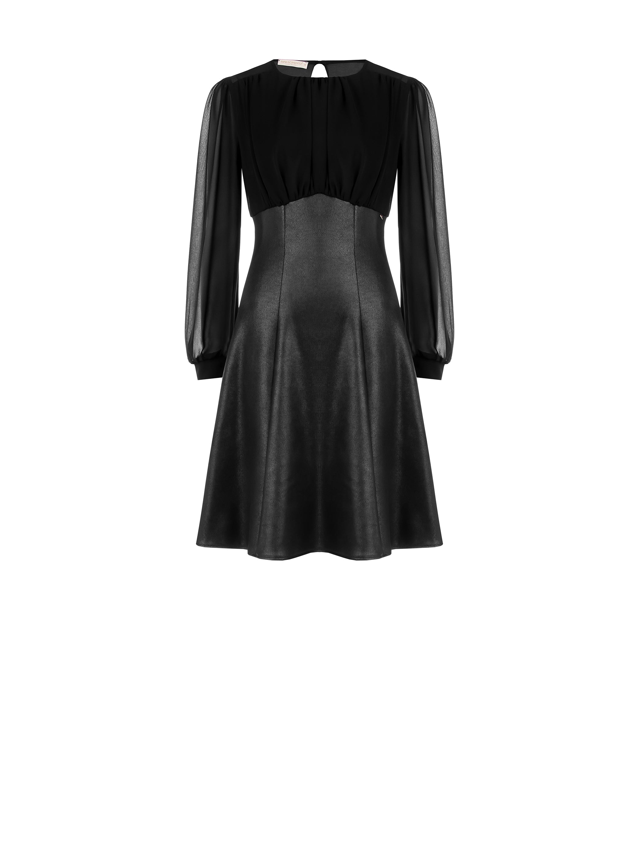 Puff Sleeve Mini Dress