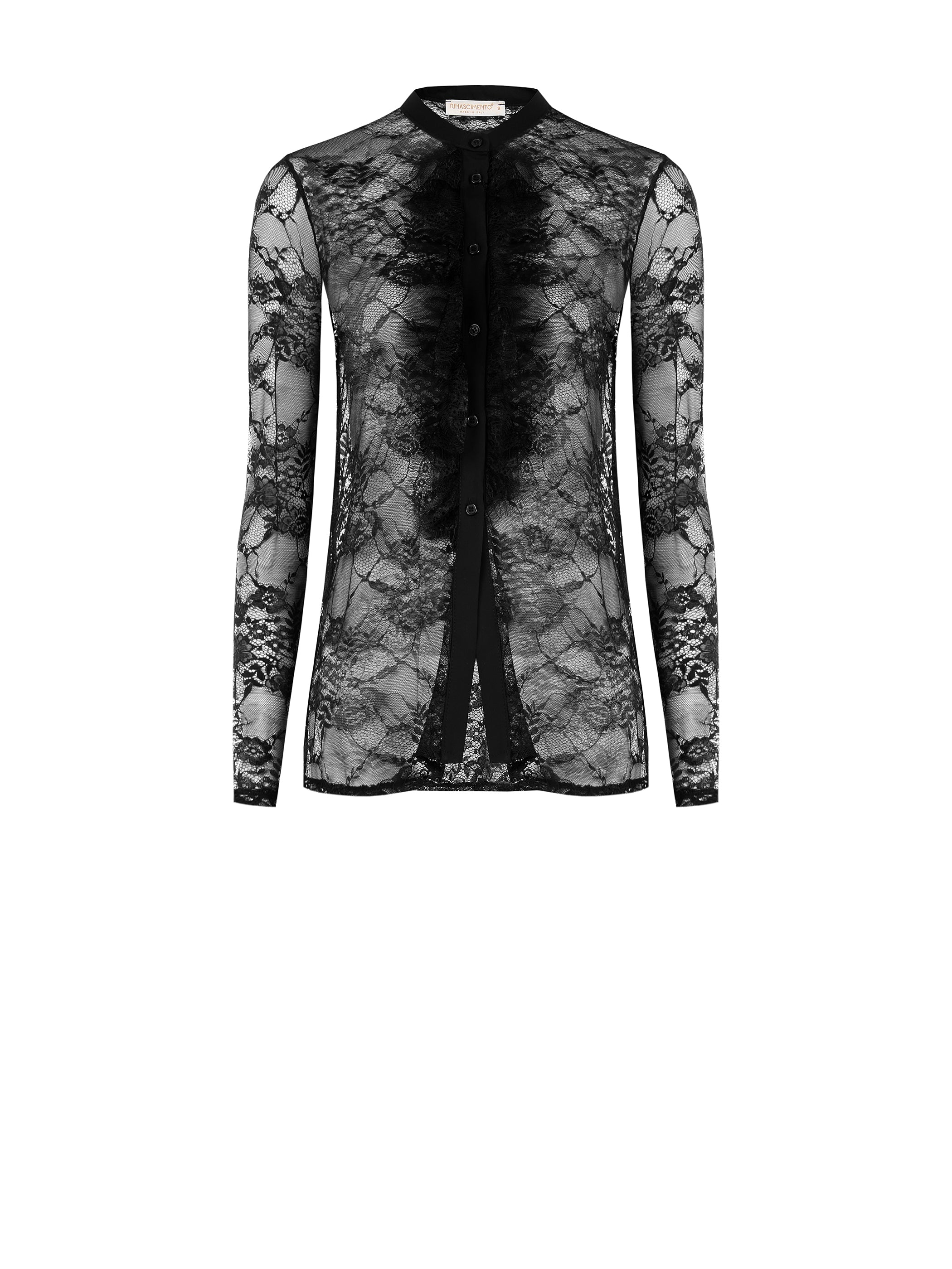 Chemise en dentelle noire