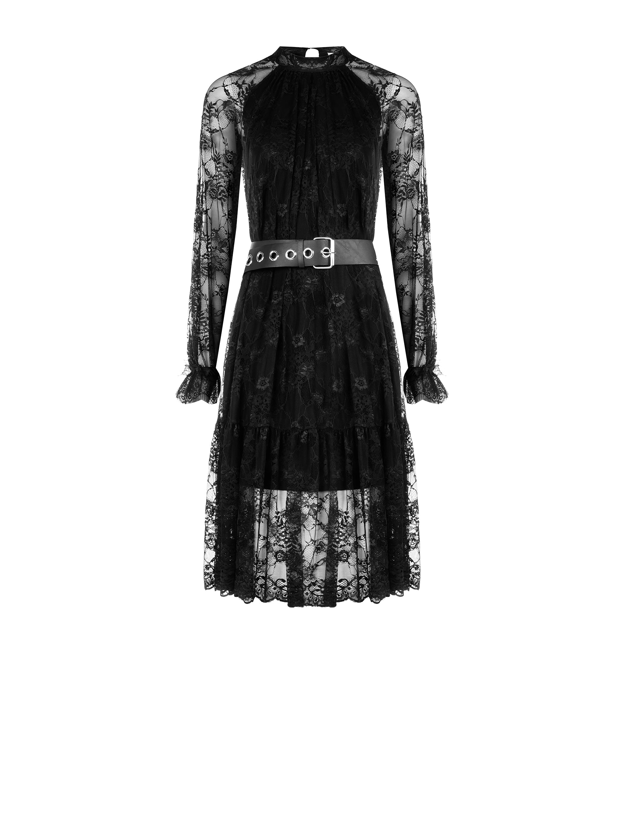 Robe en dentelle noire