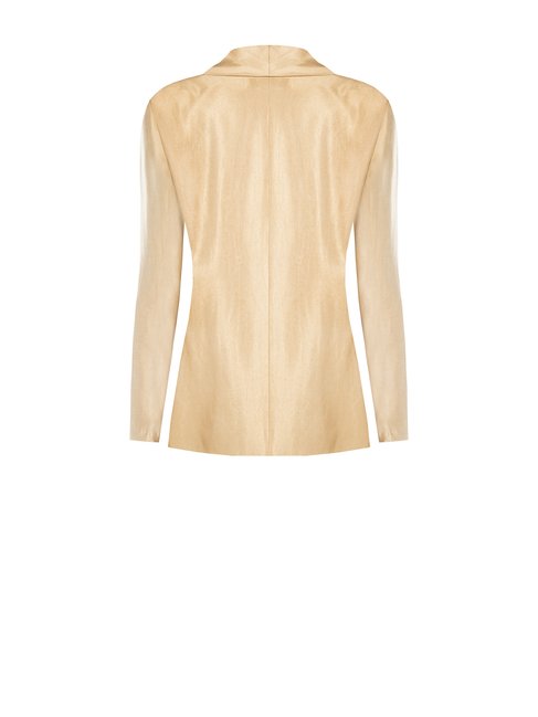 Blazer à un bouton et col châle