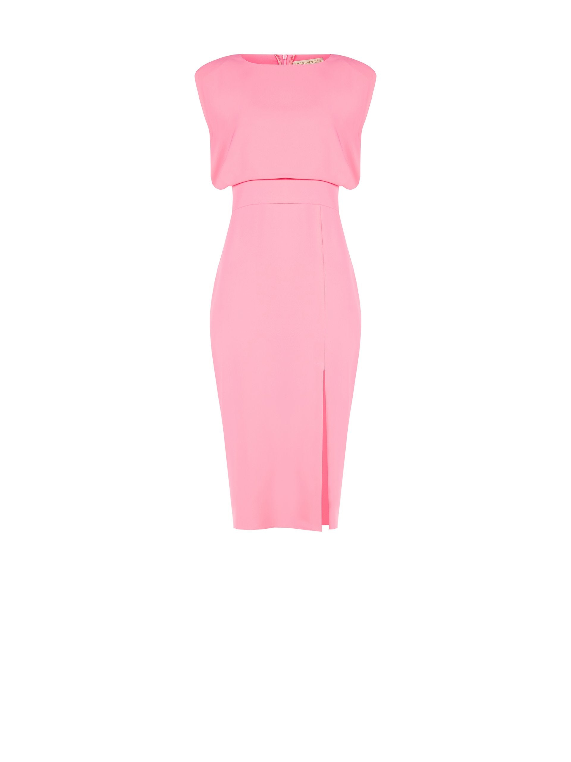 Robe midi à manches courtes