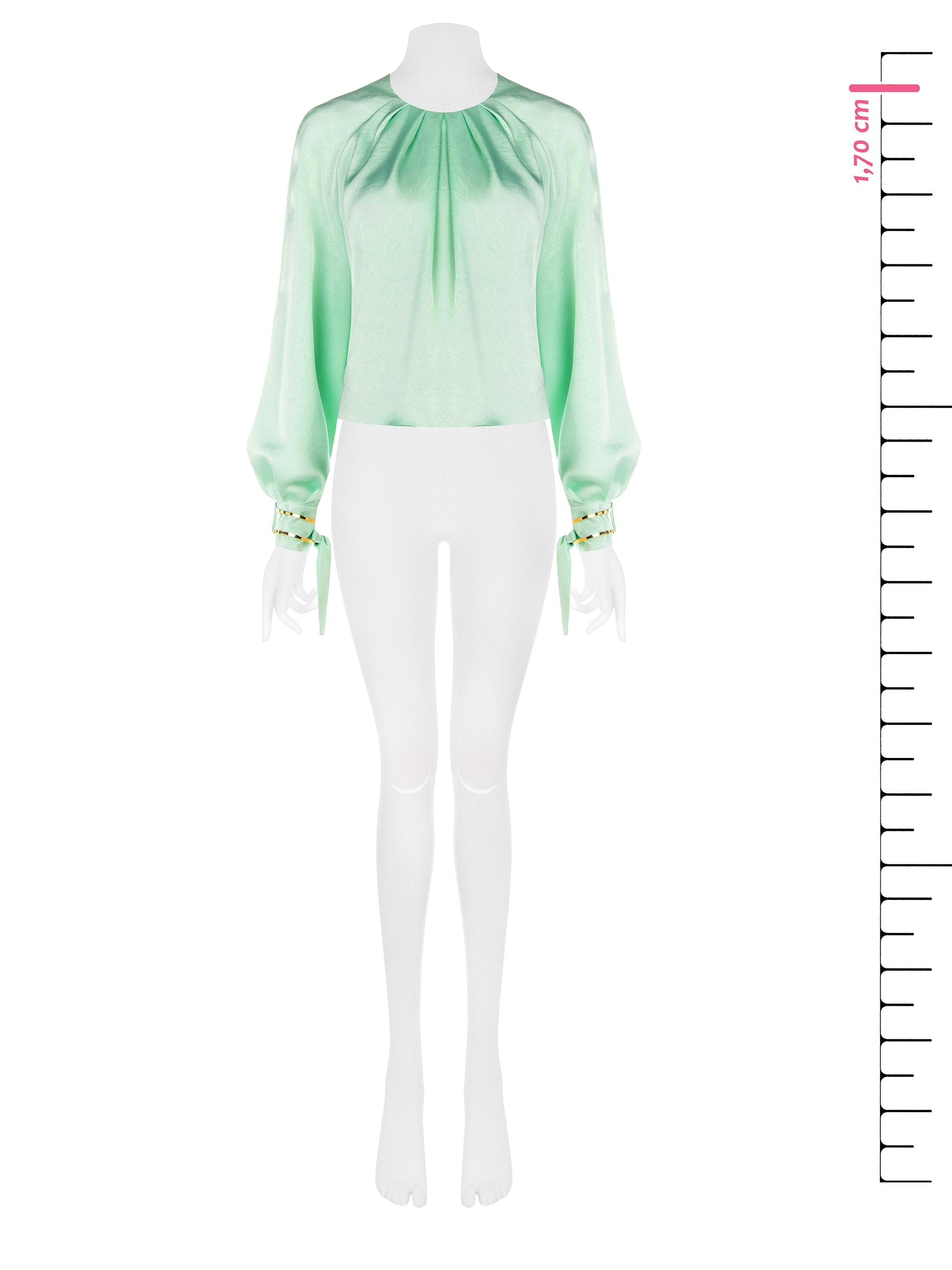 Chemisier à poignets noués