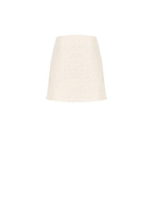 Mini-jupe en tweed