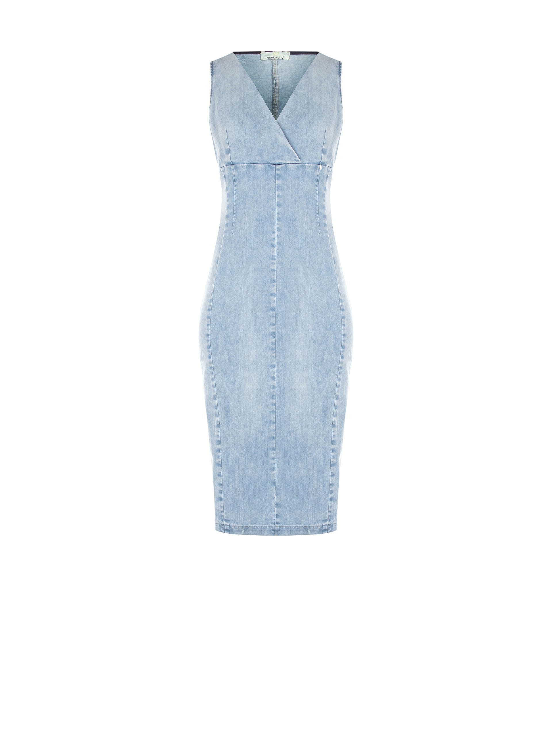 robe midi moulante sans manches