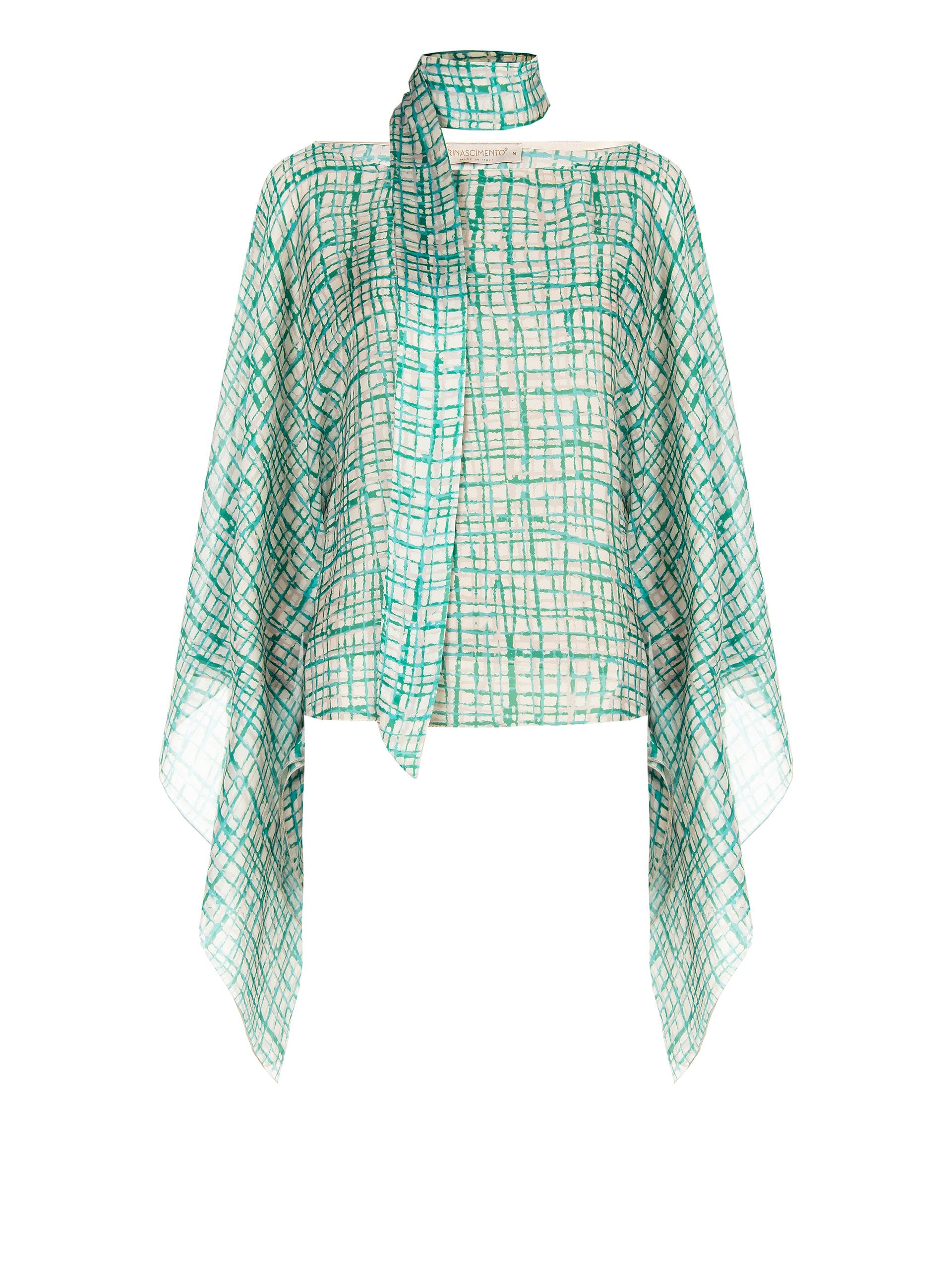 Blouse à col lavallière