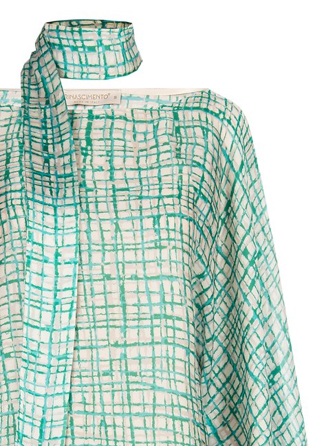 Blouse Scarf Neck
