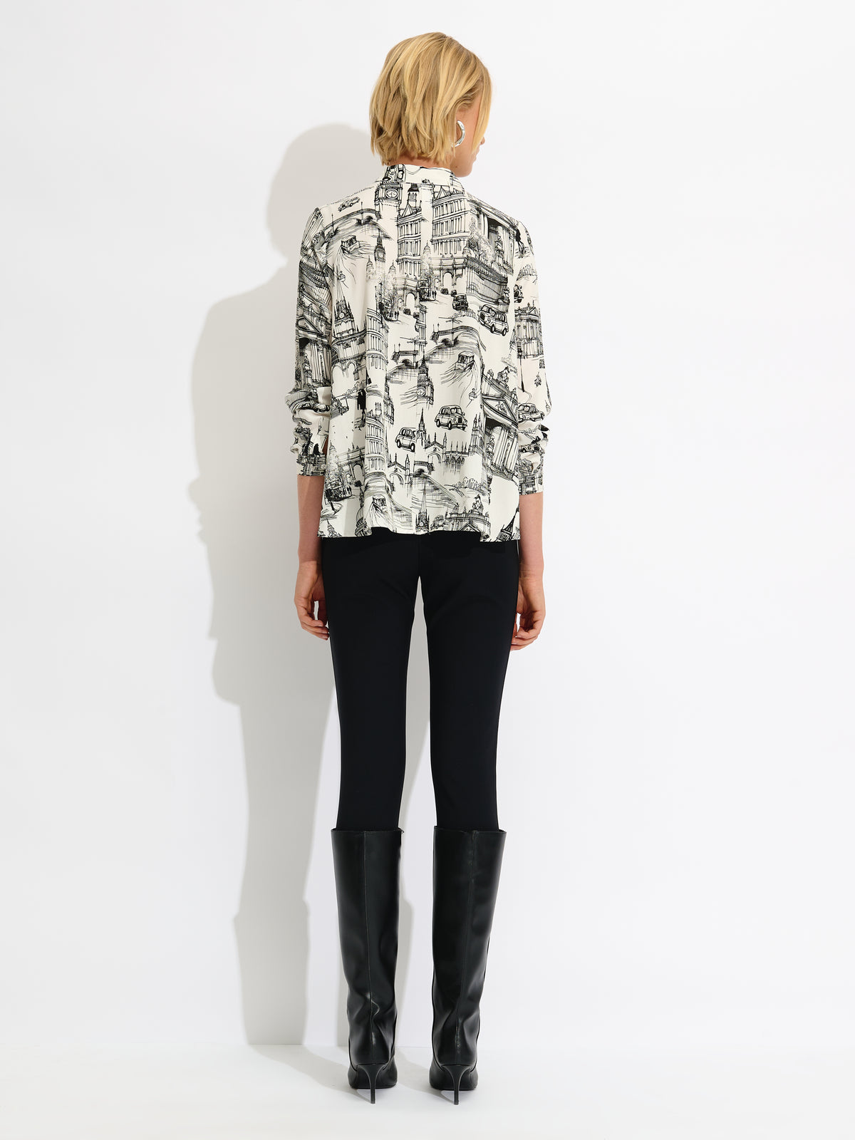 City Print Blouse