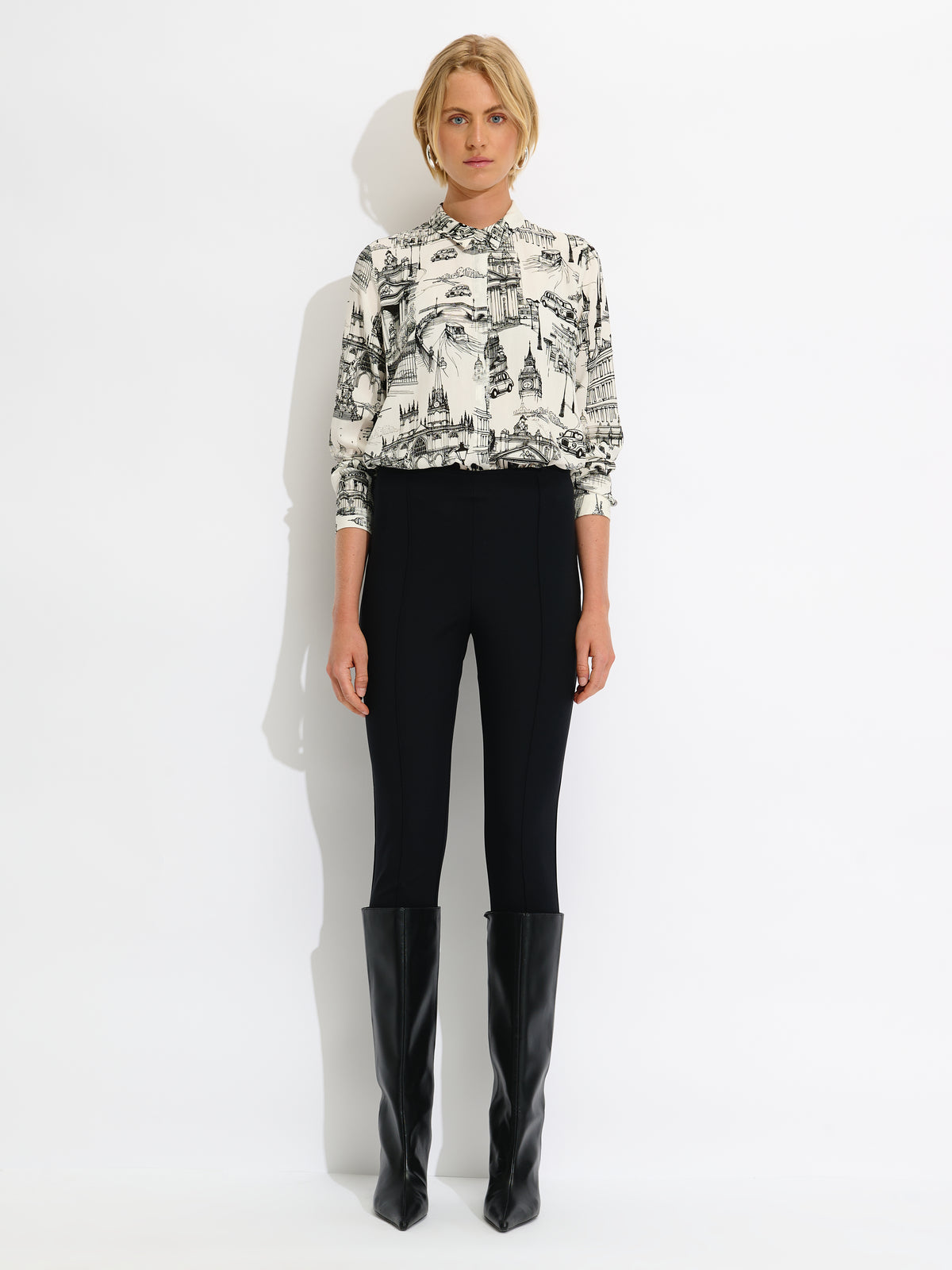 City Print Blouse