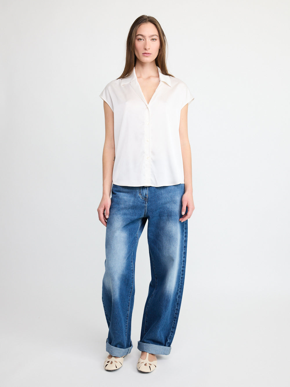 Shirt with Classic Collar