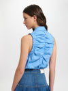 Chemise boutonnée courte sans manches