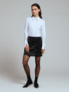 White long sleeve cotton shirt