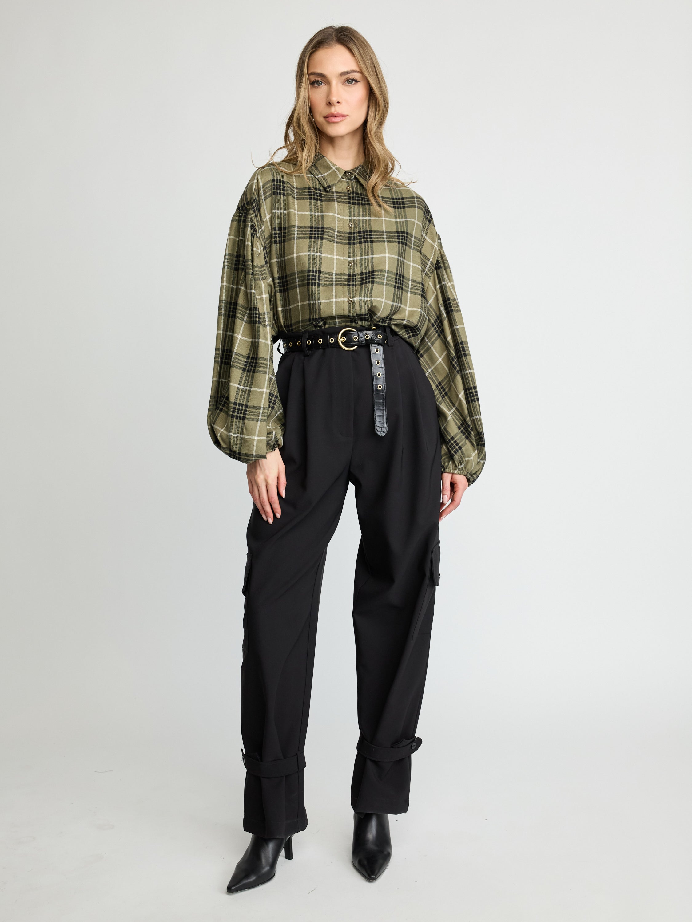 Oversized Plaid Shirt