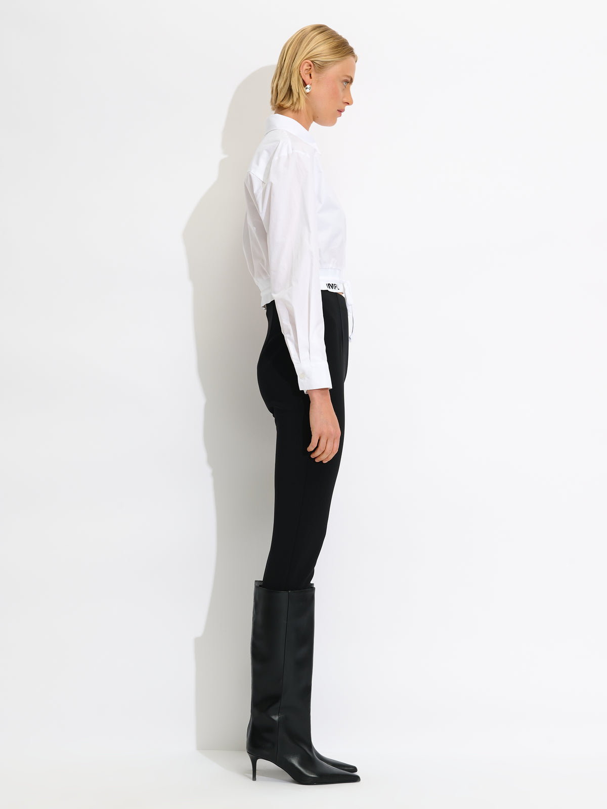 Cropped Cotton Shirt