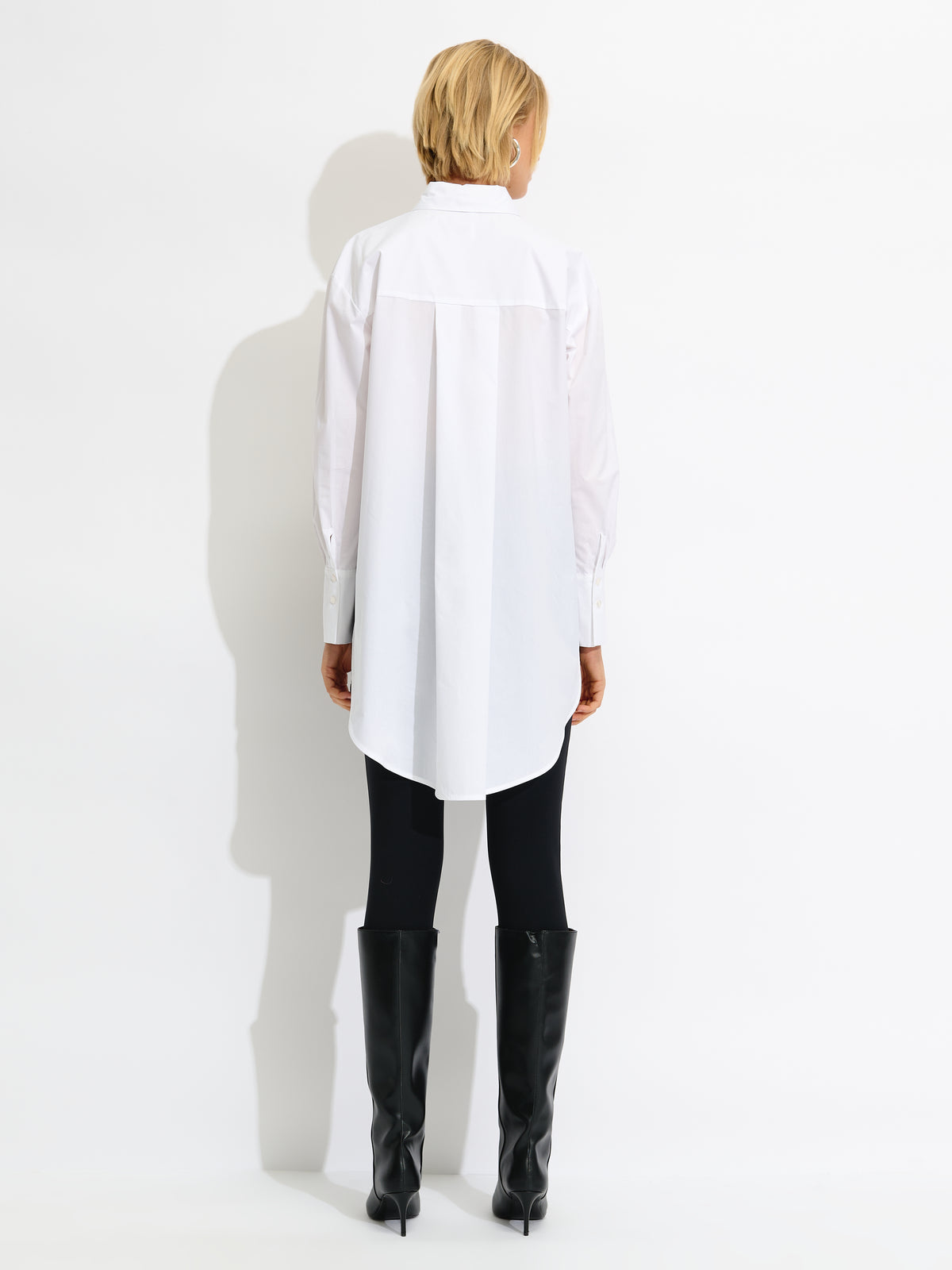 Chemise asymétrique en coton