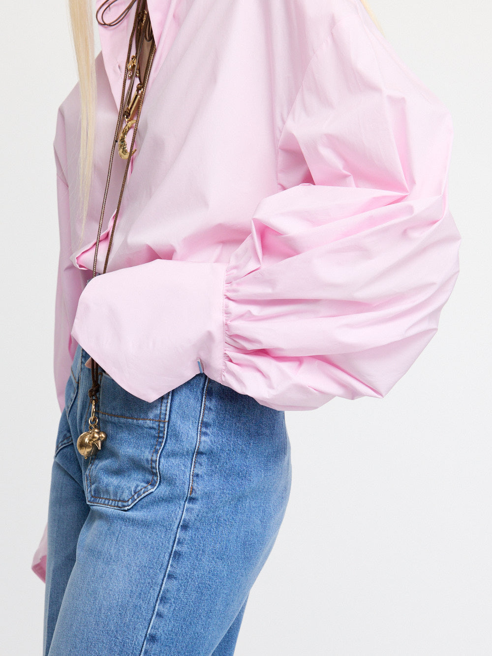 Chemise rose boutonnée