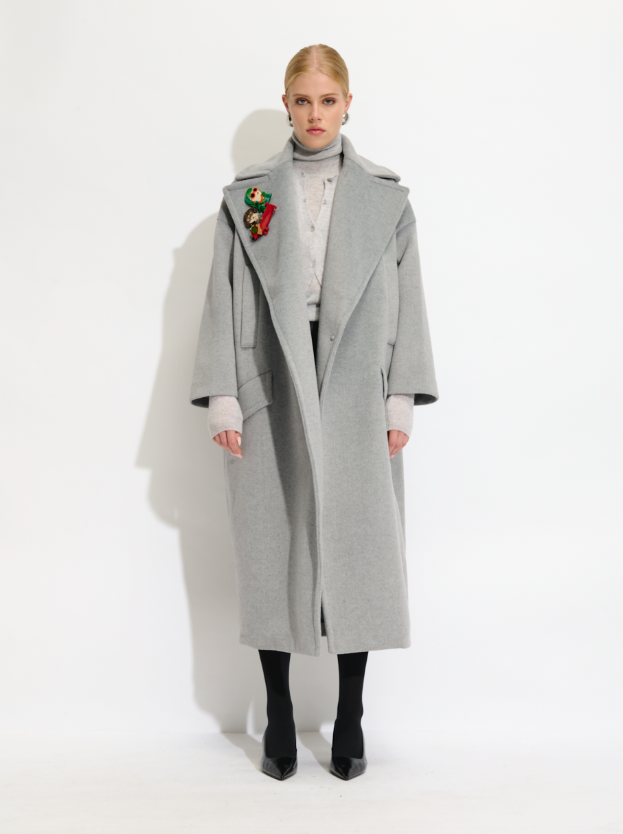 Trench-coat oversize classique