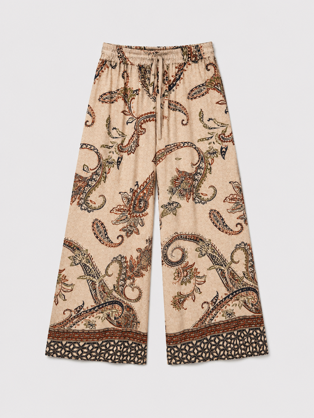 Paisley Wide Leg Pants