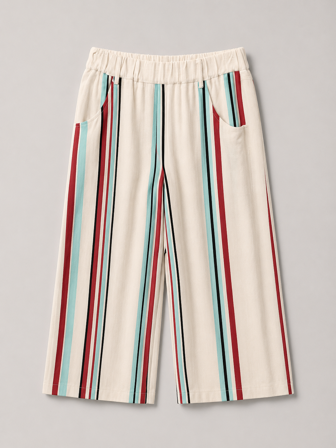 Multicolor Striped Pants