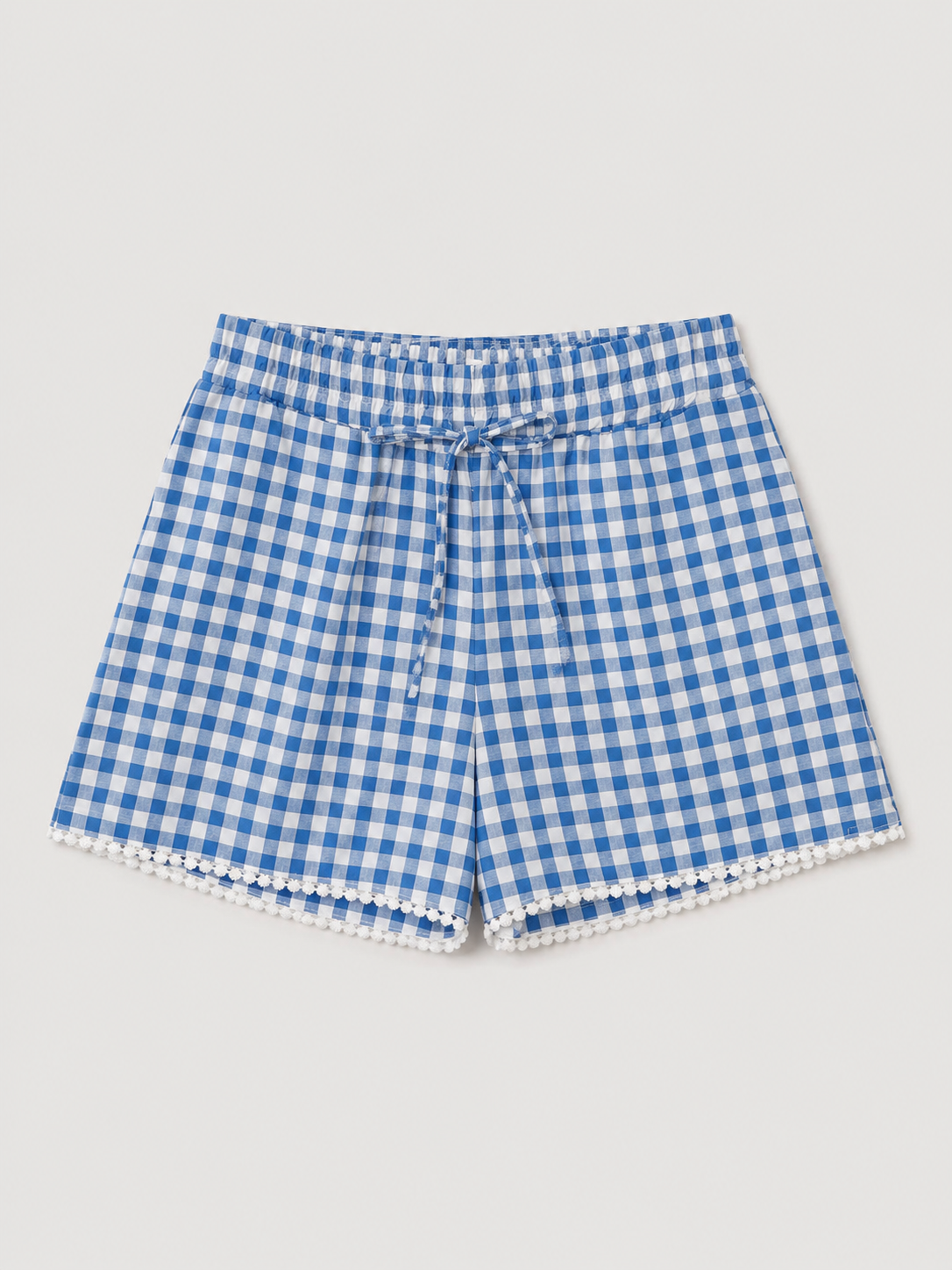 Gingham Tie-Waist Short