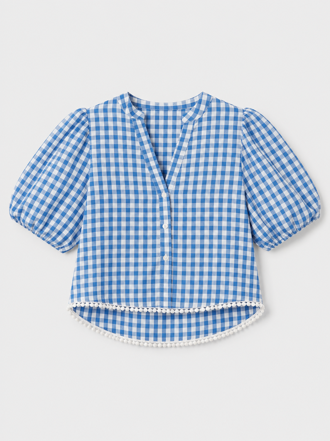 Gigham Puff Sleeve