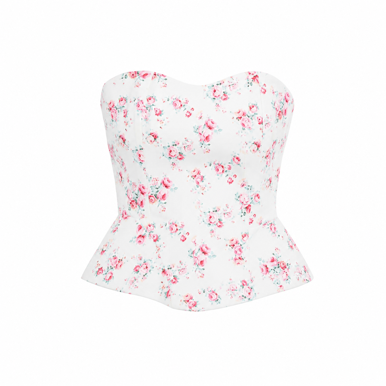Floral Peplum Top