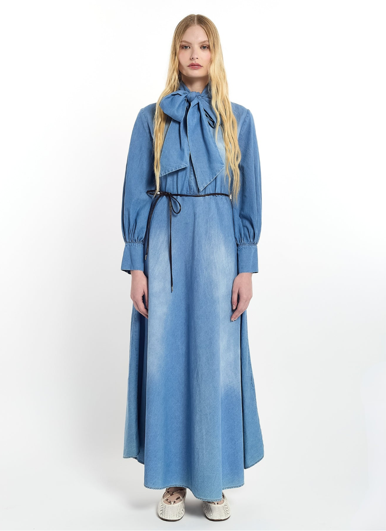 Denim Maxi Dress