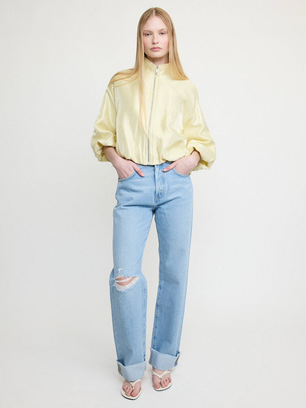 Jeans délavés essentiels