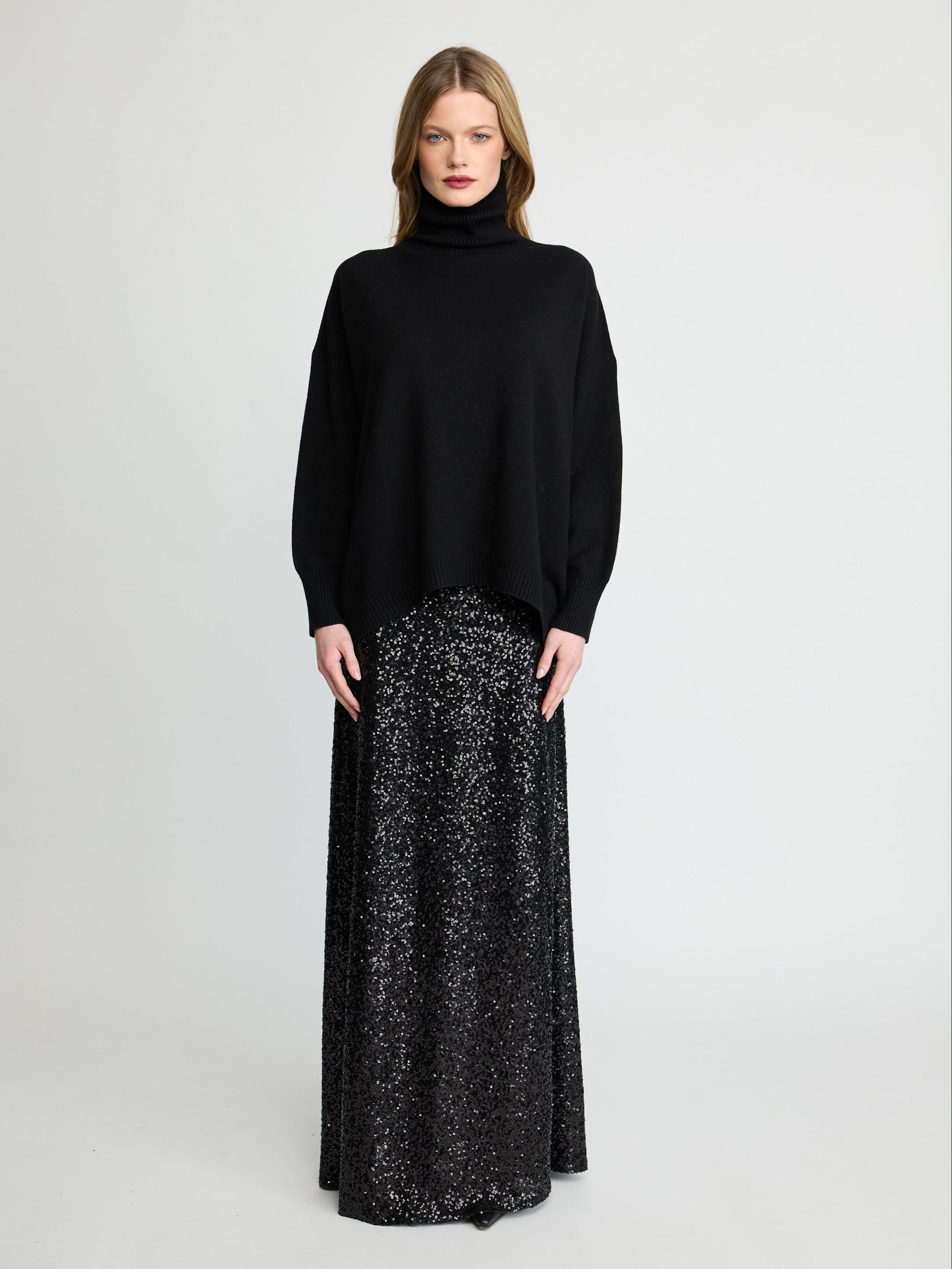 Relaxed Turtleneck Sweater