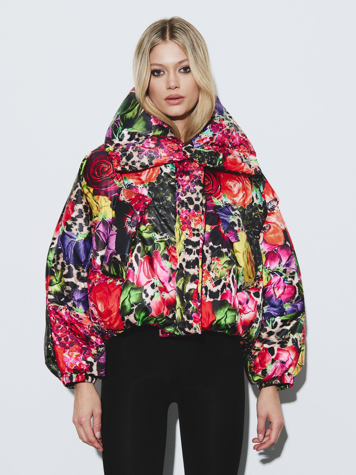 Printed oversized jacket