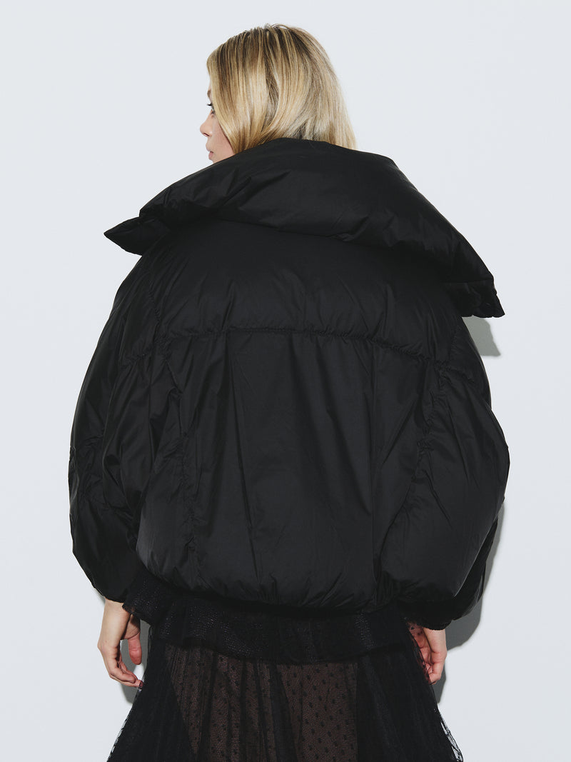 Oversized drop shoulder jacket