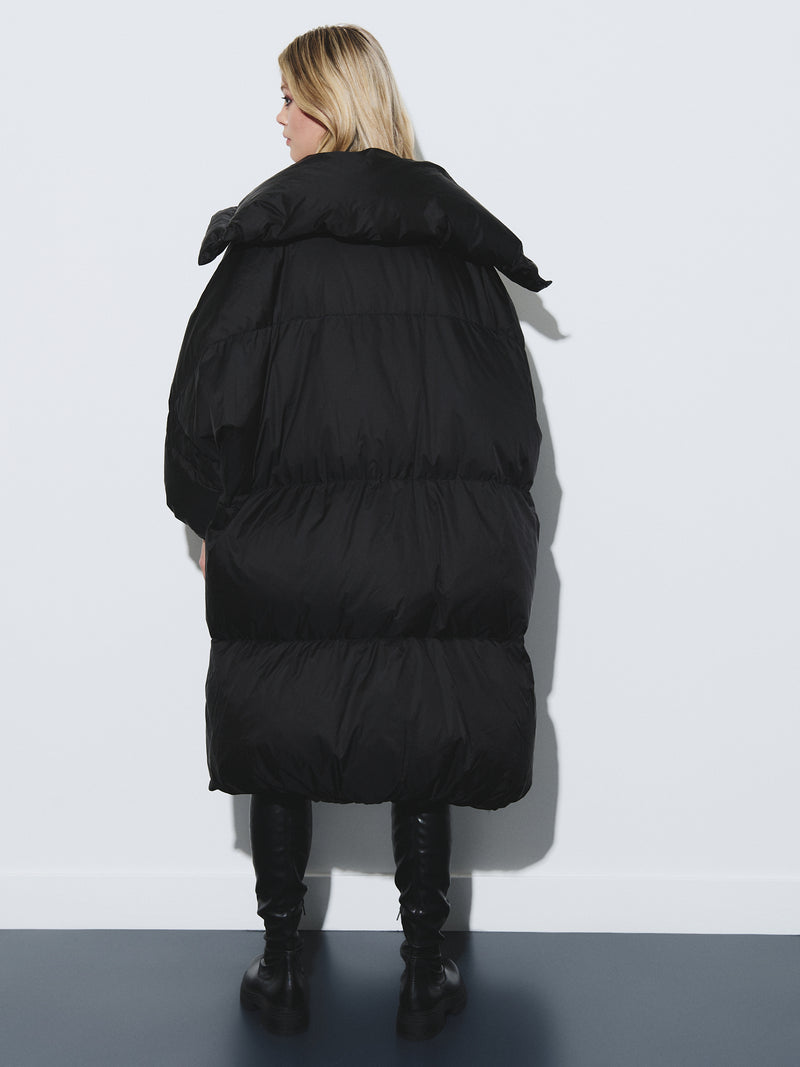 Oversized down coat