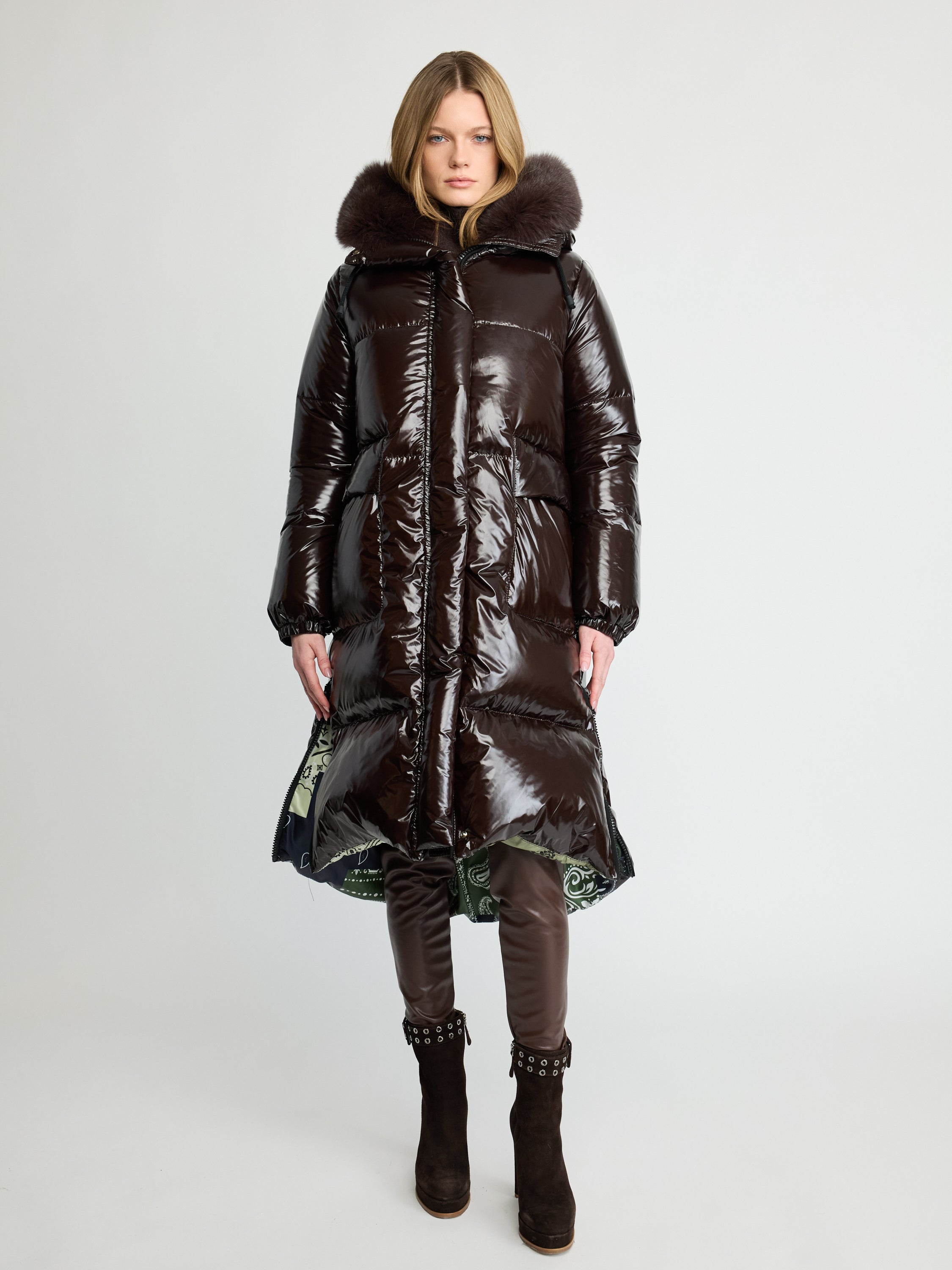 Glossy Maxi Puffer