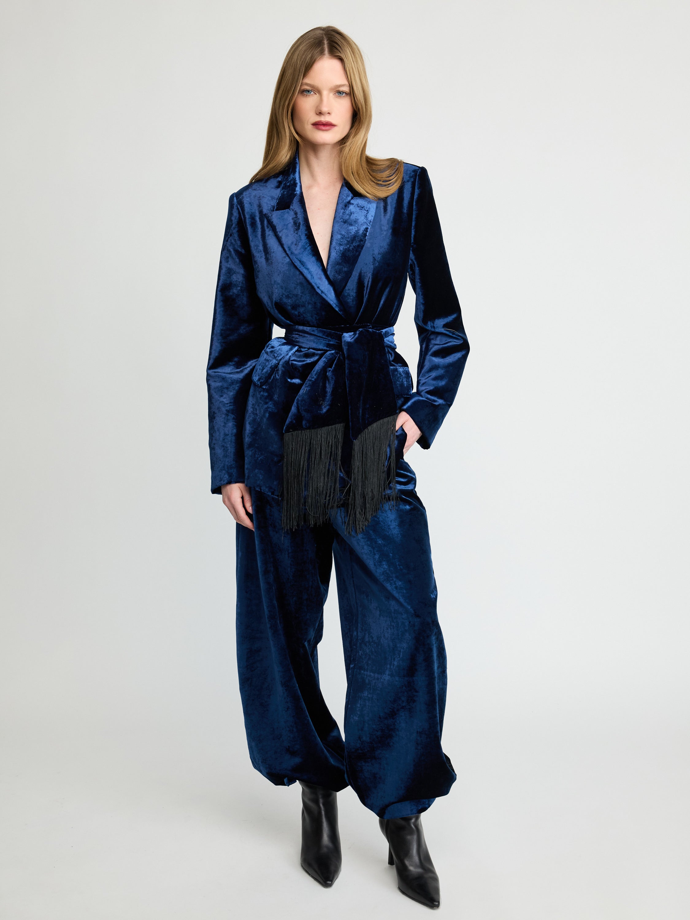 Velvet Balloon Pants