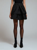 Mini ruffle skirt