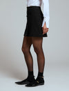 Tuxedo mini skirt