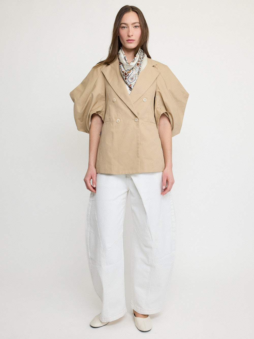 Structured Puff Sleeve Blazer