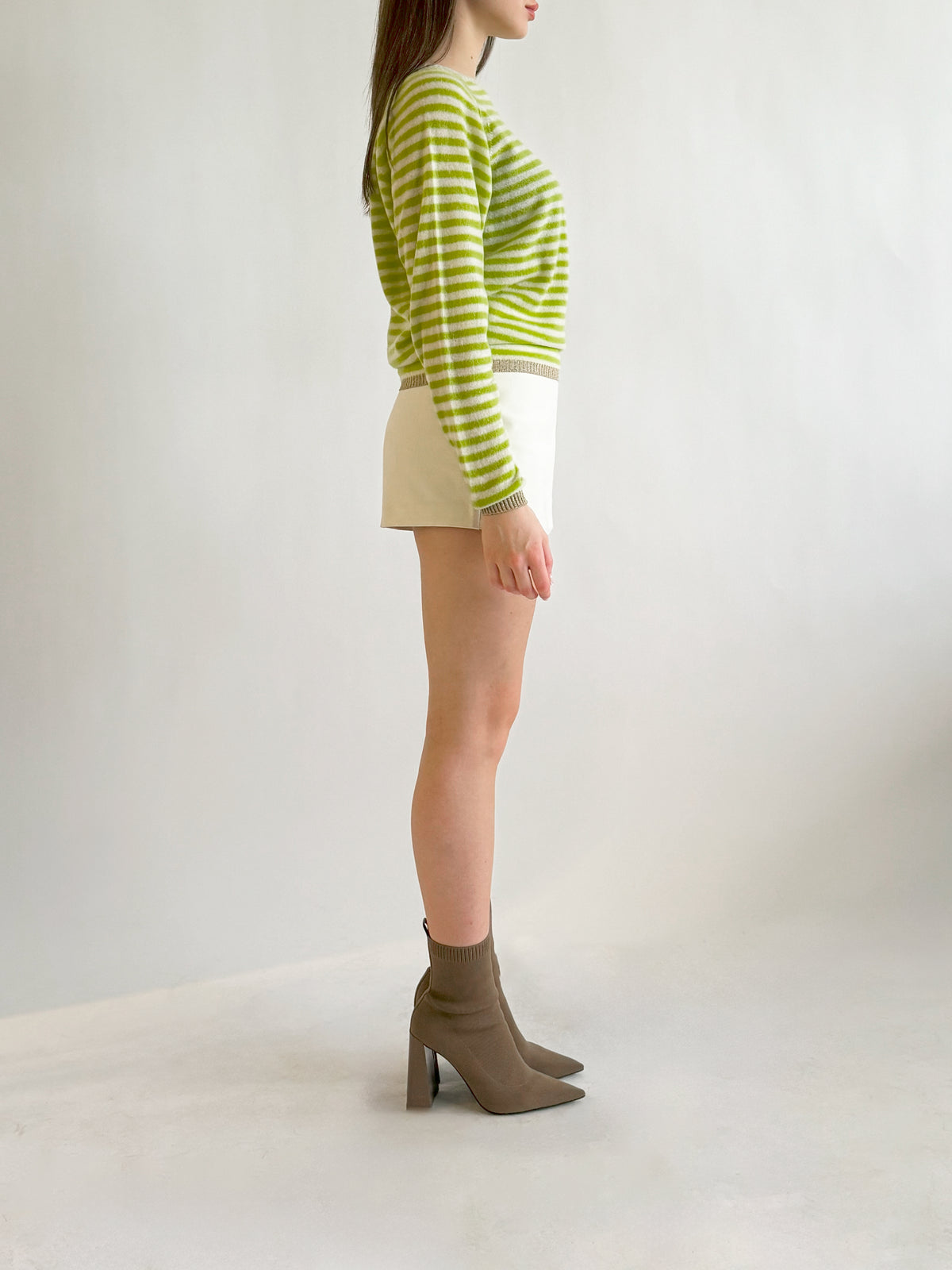 Cashmere Blend Striped Sweater