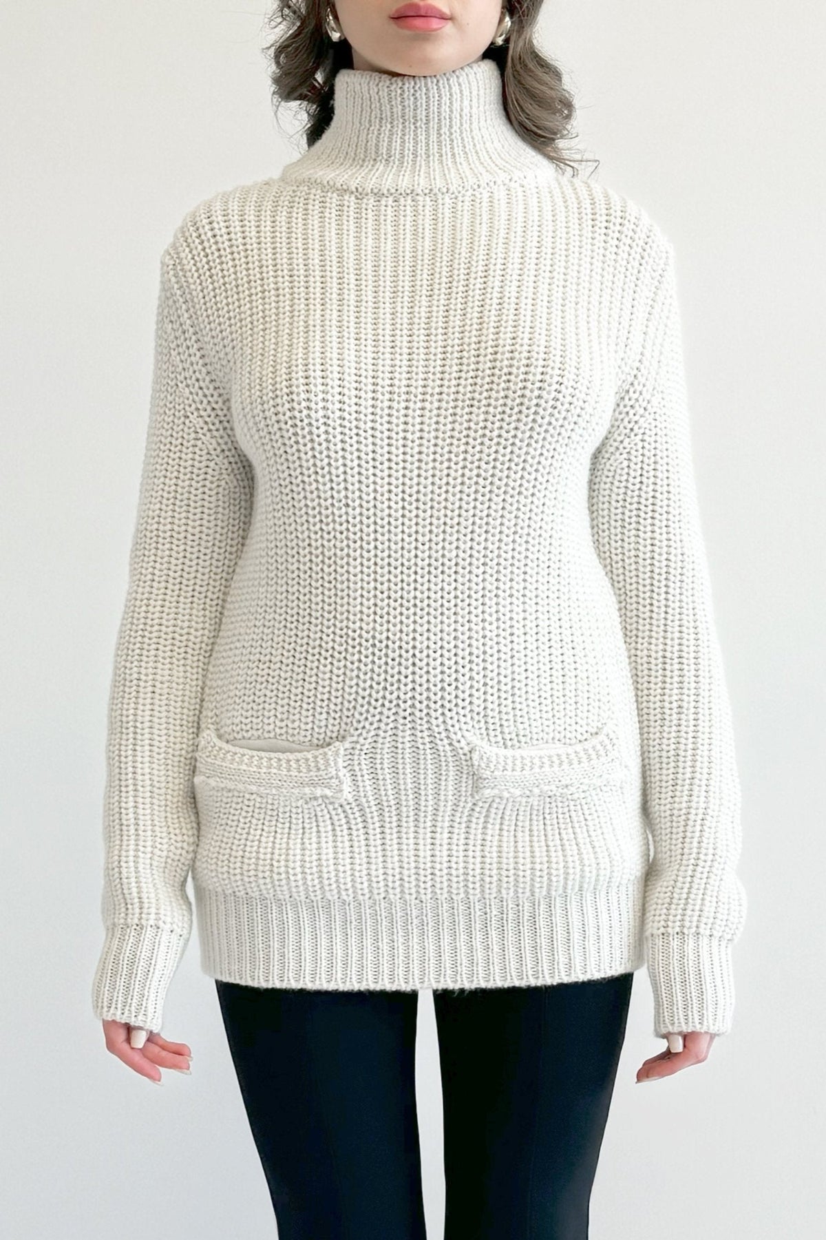 Chunky Mock Neck Sweater