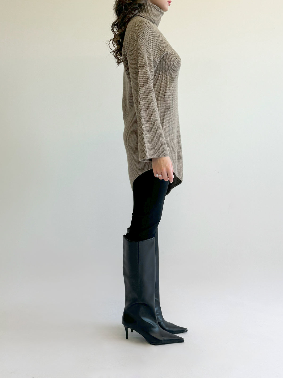 Asymmetrical Knit Sweater