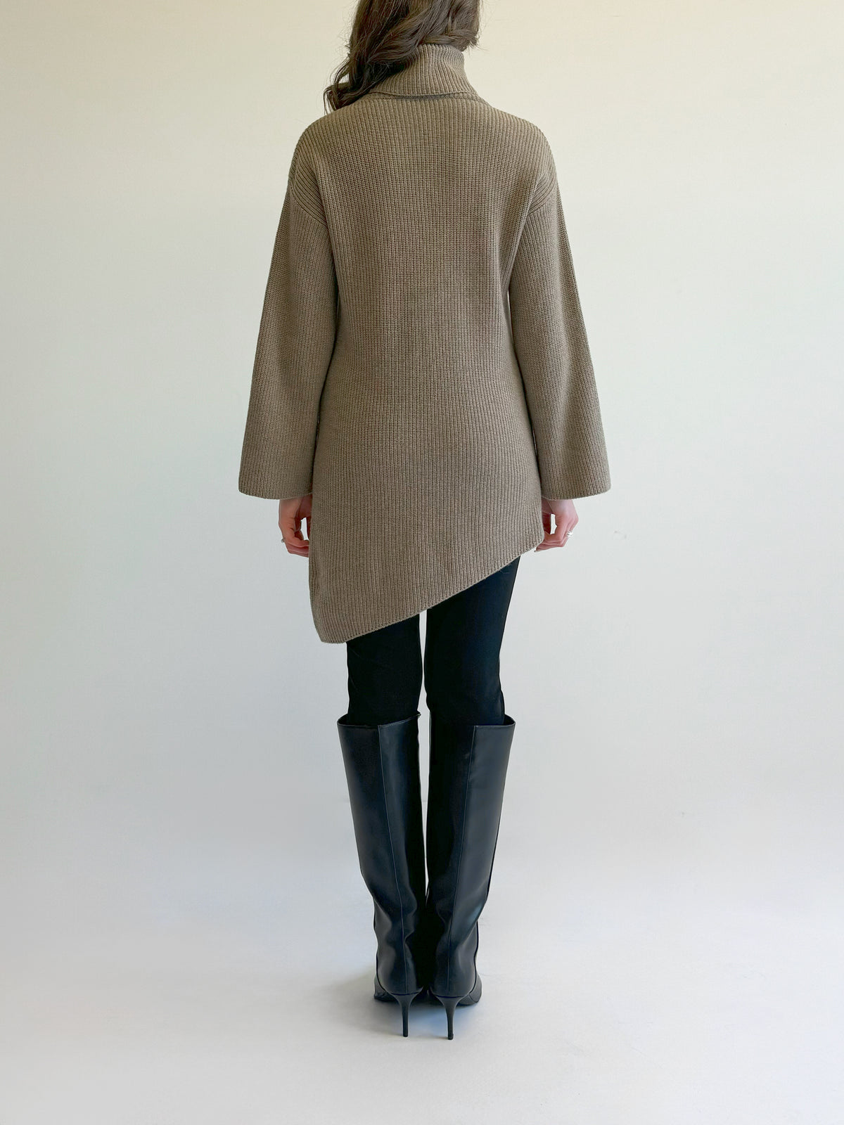 Asymmetrical Knit Sweater