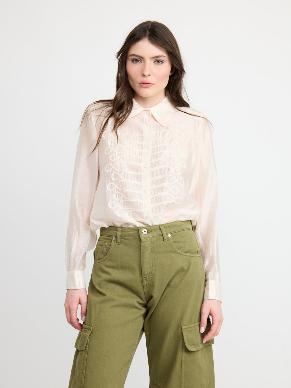 Embroidered Light Blouse