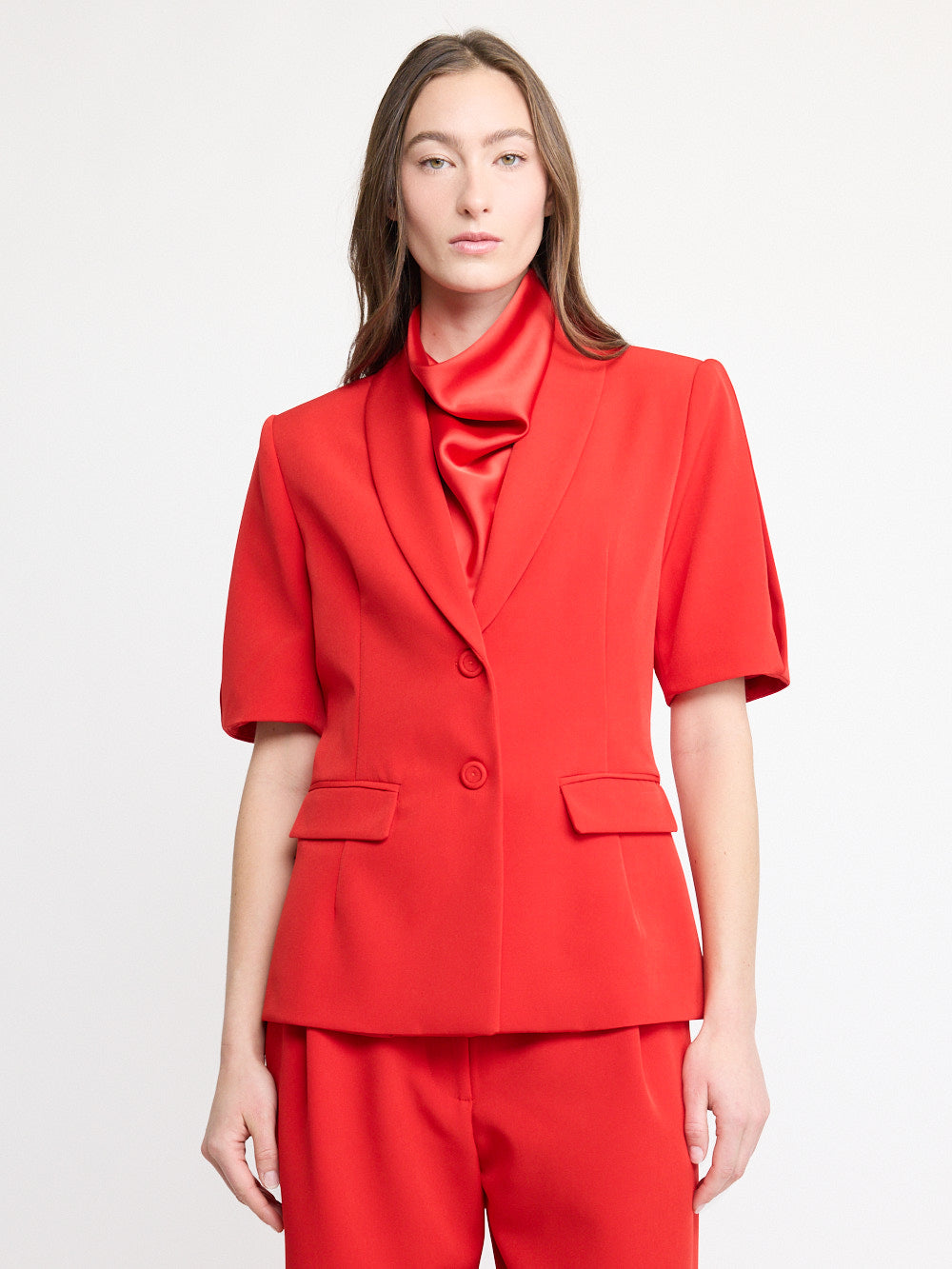 Blazer rouge sur mesure