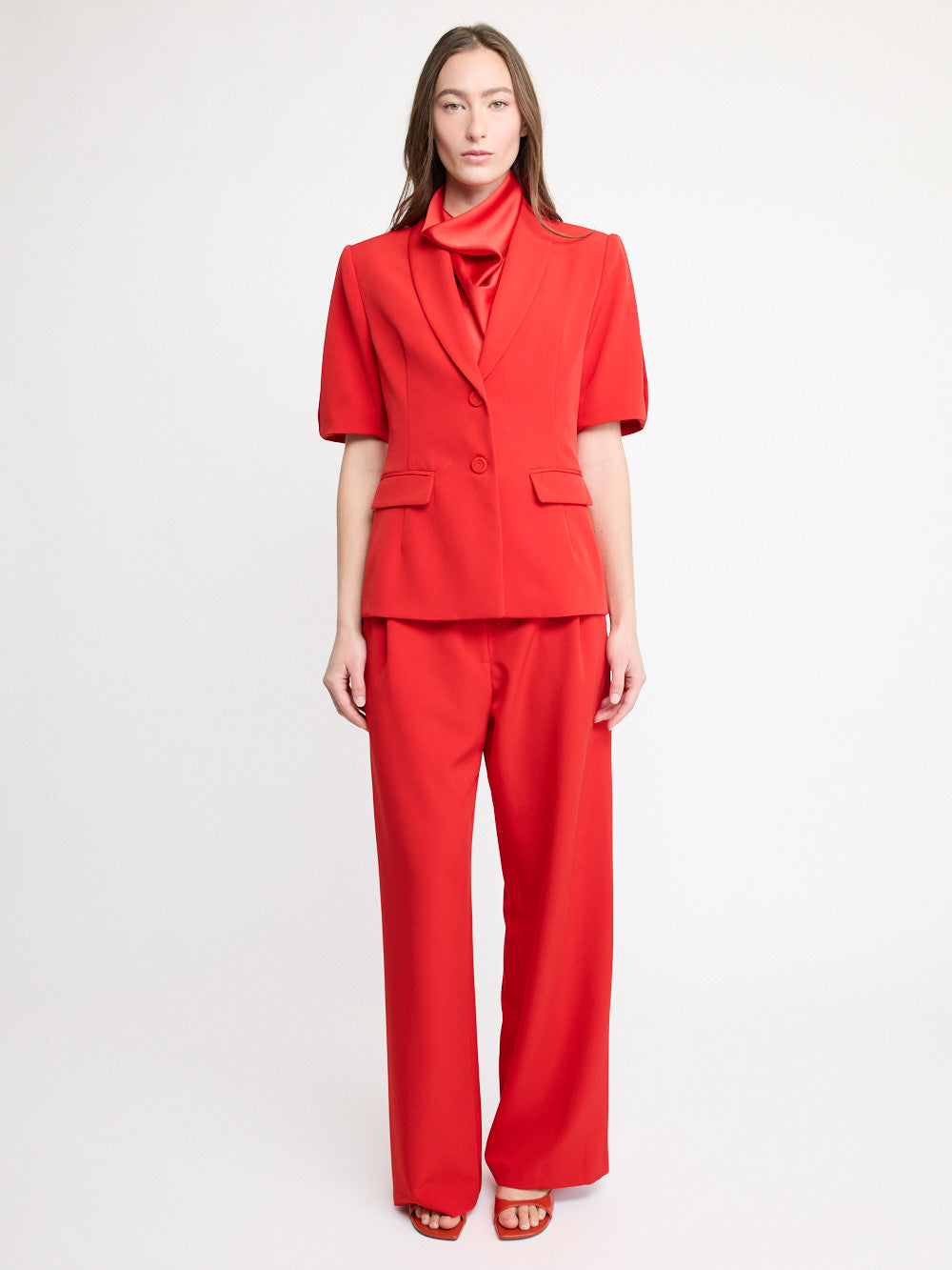 Blazer rouge sur mesure